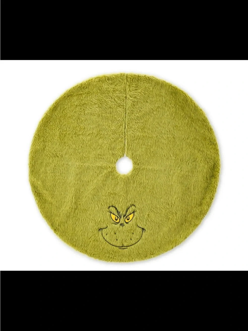 Source Unknown Grinch Green Furry 48-Inch Tree Skirt